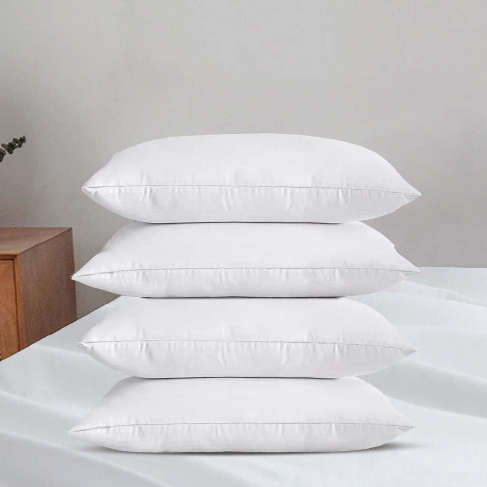 Aspire Homeware (Firm Deluxe Pillow X4) Luxury Firm Pillows Soft Bed Neck Pillow 4-Pack