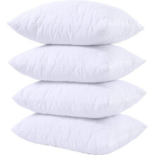 (Quilted Pillow x4) Luxury Firm Pillows Soft Bed Neck Pillow 4-Pack