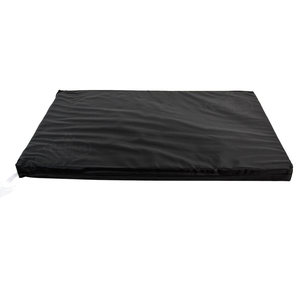 Actiaspet Heavy Duty Waterproof Dog Cage Bed (L) Black