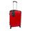 (Red, Medium) Hampton & Stewart Spinner wheel HardShell Suitcase 1