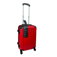 (Red, Small) Hampton & Stewart Spinner wheel HardShell Suitcase