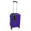 (Purple, Small) Hampton & Stewart Diamond Design HardShel Suitcase 1
