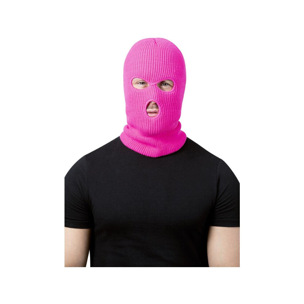 Pink Balaclava Ski Mask