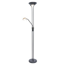 (Satin Black) Litecraft Mother and Child LED Floor Lamp 2 Light