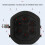 (Black) New Boxing Training Music Electronic Boxing Wall Target Smart Wall Mounted Combat 2