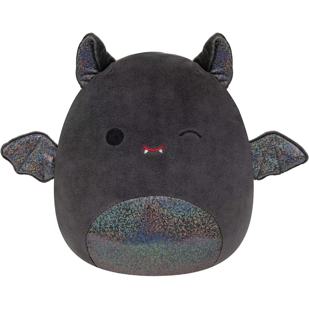 (Sequin bat) Squishmallows Stuffed Toy Cow Plush Doll Animal Pillow Birthday Gift Home Decor