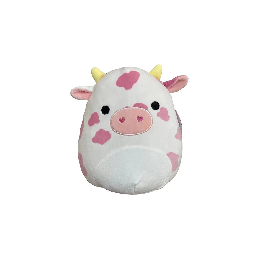 Bonxaif (Pink Cow) 2024 New Stuffed Toy Cow Plush Doll Animal Pillow Birthday Gift Home Decor