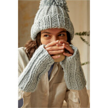 DMC The Rhythm Rib Hat & Mitts Knitting Kit - Mindfull Making