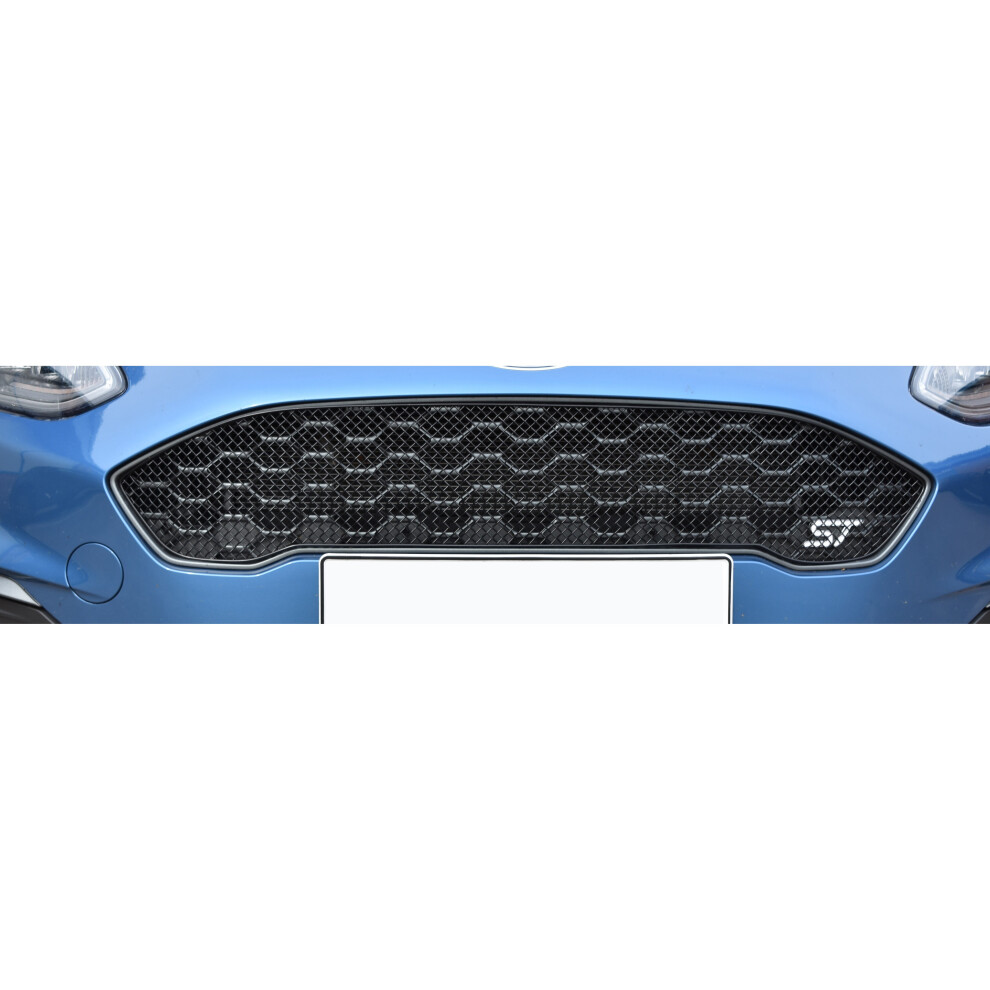 (Black) Ford Fiesta St Mk8 - Upper Grille (2018 - ) Black 5060468072549