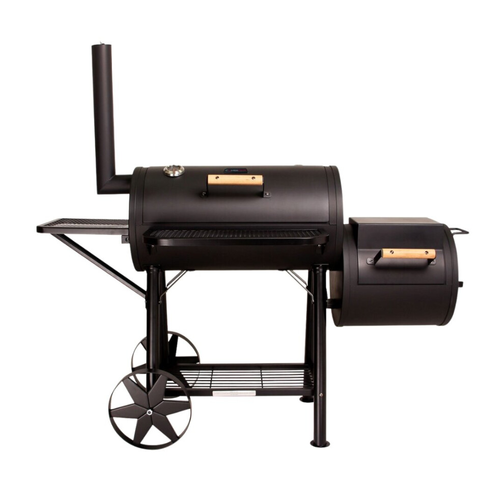 CosmoGrill Outdoor XXXL 90kg Smoker Barrel Charcoal Portable BBQ Grill