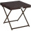 Evre (Brown) EVRE Capri Folding Rattan Table Outdoor Portable 4