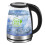 1.8L Electric Kettle Glass 360 Blue LED Illuminated Portable Jug 1500W 7