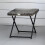 Evre (Gray) EVRE Capri Folding Rattan Table Outdoor Portable 4