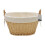 Acacia Oval Willow Storage Basket-Honey 1