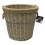 Antique Wash Round Lined Chnkylog Basket 1