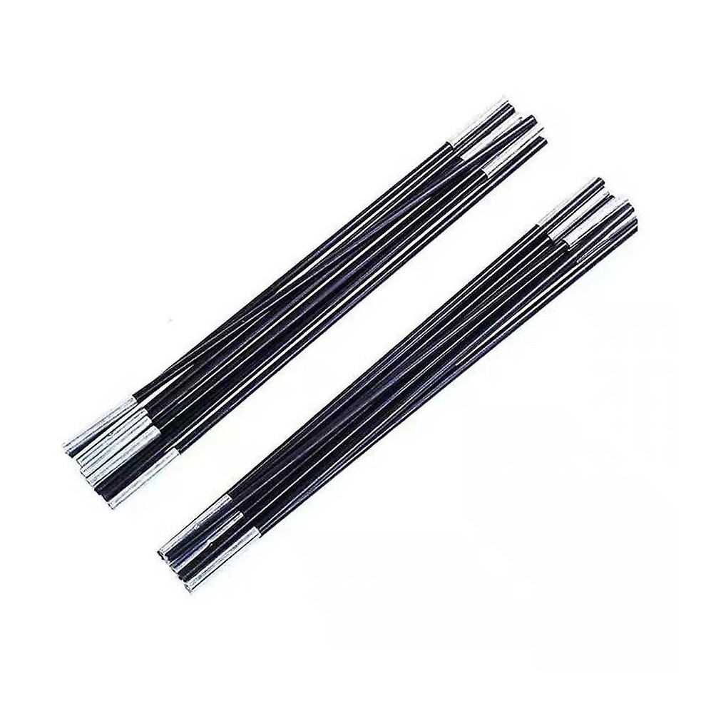 (14 feet) Universal Trampoline Fibre Glass Rods To Replace Top Pole / Metal Ring - W/ Caps