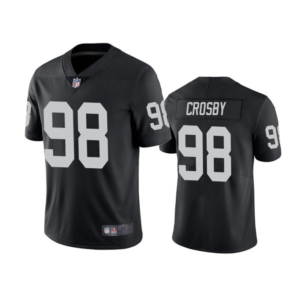 (Men's-XXL, Black) T-Shirt Las Vegas Raiders Maxx Crosby Jersey - Men's/Women's/Youth