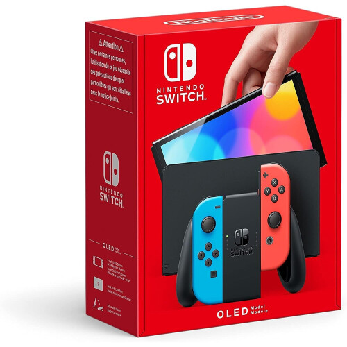 Nintendo Nintendo Switch (OLED-model) - neon blå/neon rød
