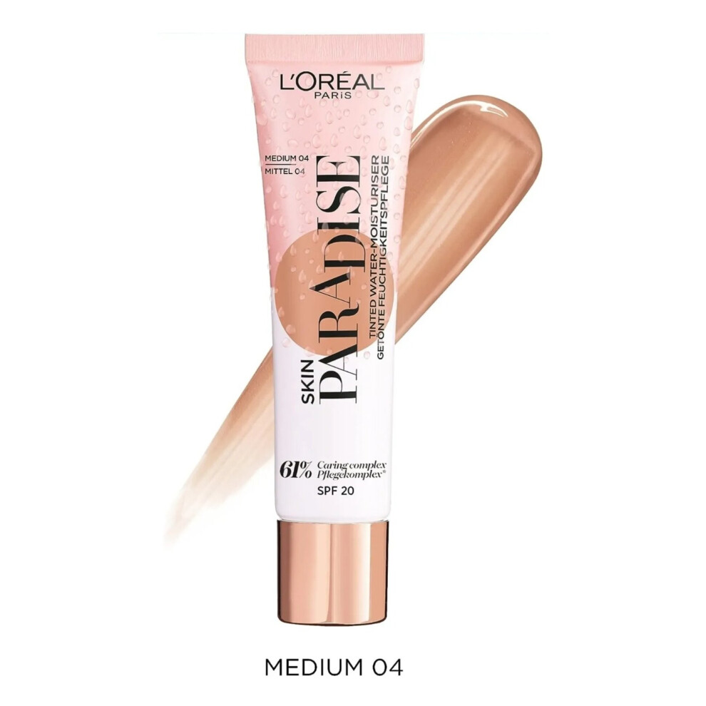 LâOrã©Al Paris L'oreal Paris Skin Paradise Tinted Moisturiser Spf20 Medium 04