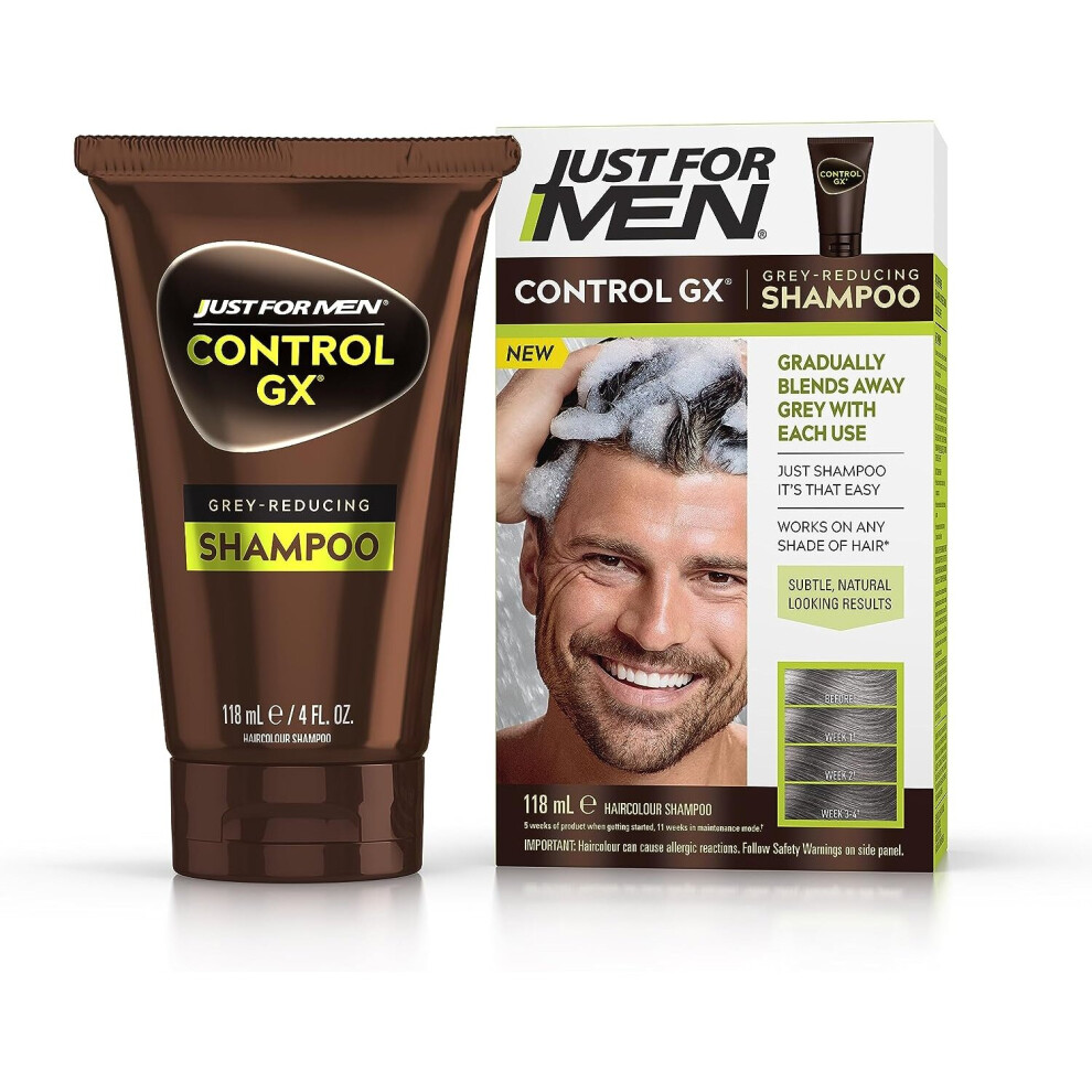 Just For Men Control GX Grey Reducing Shampoo  Grey Hair Shades118ml