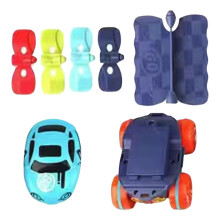 ( 46pcs) Flexible Rail Electric Car Set Anti-gravity Car Track Set