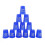 (Blue) Sport Stacking Cups, 12pcs Speed Stacking Cups Speed Training Game Challenge Competition 1