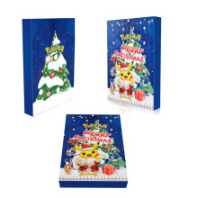 (Blue ) 24Pcs Pokemon 2023 Advent Calendar 24 Days Xmas Countdown Gifts