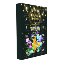 (Black ) 24Pcs Pokemon 2023 Advent Calendar 24 Days Xmas Countdown Gifts