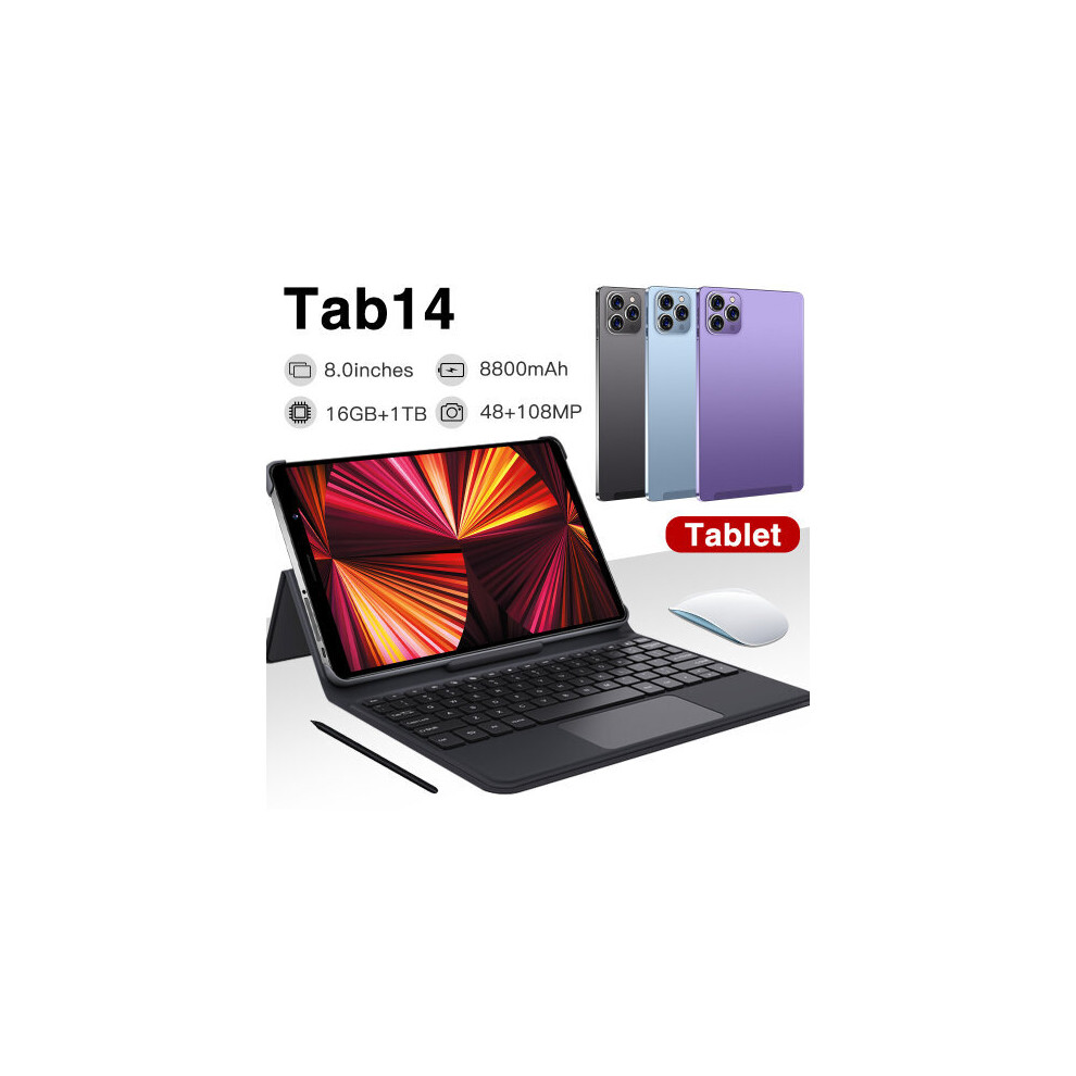(Blue, 1TB) (Blue, 128GB) Tab 14 5G 8'' INCH Unlocked New Tablet-image-OPC-PCGGS77-NEW