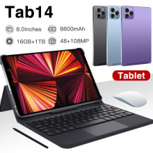 (Purple, 512GB) (Blue, 128GB) Tab 14 5G 8'' INCH Unlocked New Tablet
