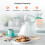 GEEPAS (White) Geepas Kettle, 4 Slice Toaster and 20L Mini Oven 8