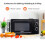 GEEPAS (Black) Geepas Kettle, 4 Slice Toaster and 20L Mini Oven 6