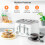 GEEPAS (White) Geepas Textured Kettle, 4 Slice Toaster & 20L Oven 2