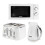 GEEPAS (White) Geepas Textured Kettle, 4 Slice Toaster & 20L Oven 1