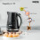 GEEPAS (Black) Geepas Textured Kettle, 4 Slice Toaster & 20L Oven 7