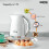 GEEPAS (White) Geepas Textured Kettle, 4 Slice Toaster & 20L Oven 8