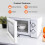 GEEPAS (White) Geepas Textured Kettle, 4 Slice Toaster & 20L Oven 9
