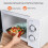 GEEPAS (White) Geepas Textured Kettle, 4 Slice Toaster & 20L Oven 10