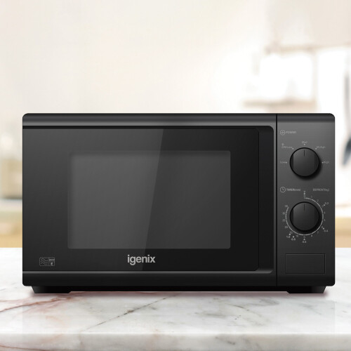 Igenix Solo Manual Microwave, Black, Igenix IGM0820B 2
