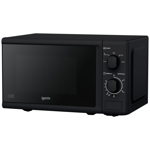 Igenix Solo Manual Microwave, Black, Igenix IGM0820B