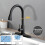 Kitchen-Faucets,Kitchen Faucet with Pull Down Sprayer - Black 6