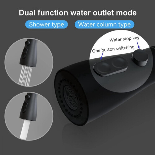 Kitchen-Faucets,Kitchen Faucet with Pull Down Sprayer - Black 2