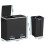Evre (Black) EVRE 60L Recycling Soft Close Bin 2 x 30L Double Compartment 1