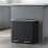 Evre (Black) EVRE 60L Recycling Soft Close Bin 2 x 30L Double Compartment 2