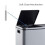 Evre (Silver) EVRE 60L Recycling Soft Close Bin 2 x 30L Double Compartment 2
