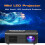 Projector 1080P Mini LED Portable WIFI Full HD Android (B) EU Plug 2
