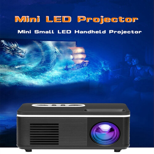 Projector 1080P Mini LED Portable WIFI Full HD Android (B) EU Plug 1