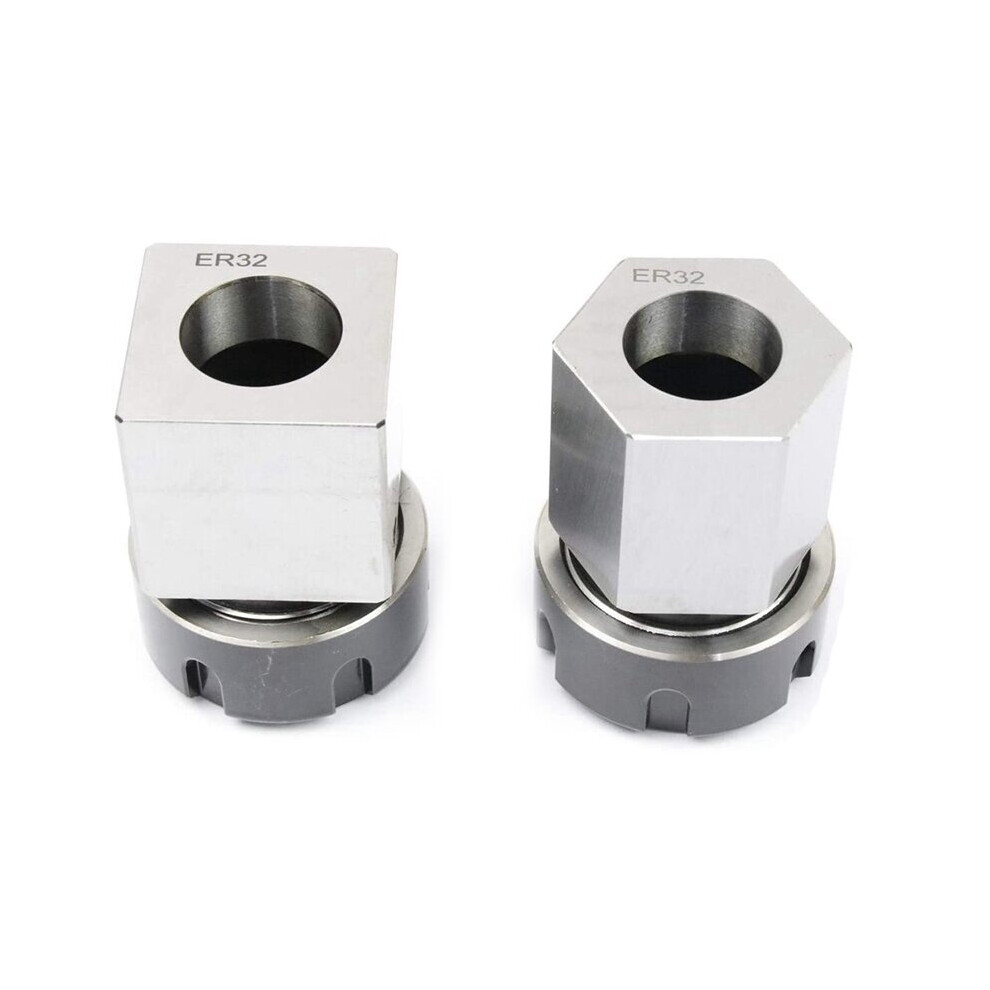 Er32 Collet Chucks Block Set Of 2 Square And Hex Workholding Holder 4761722092310