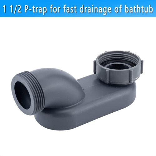 Low Profile 1 1/2 P Trap Flexible Bathtub Drain Pipe Flat P Trap Free