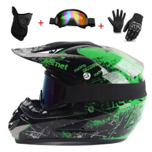 ( Green Floral, XL) Racing Motorcycle Bike UK Motocross Helmet Road Dirt NEW Off Dirt Downhill